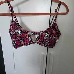 L*Space Multi Color Bikini Top Sz XL NWOT